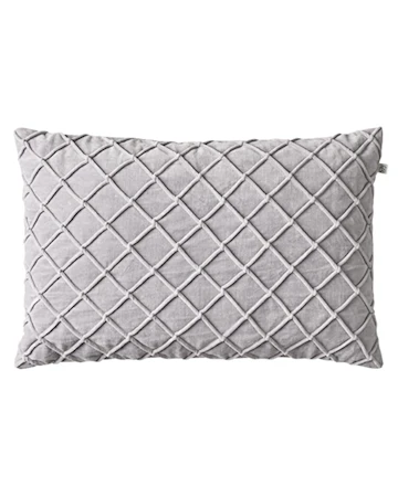 Deva Kuddfodral Velvet Silver Grå 40x60cm