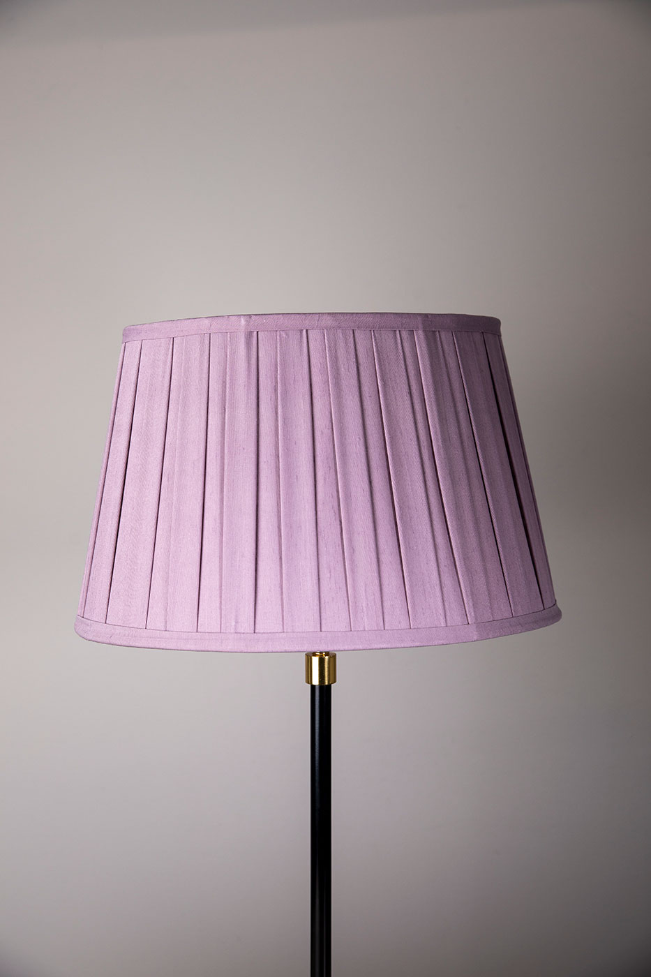 Lampskärm Louise oval 43 cm lila bomull