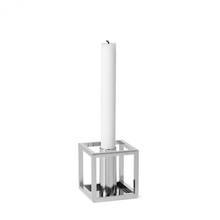 Kubus 1 Ljusstake Nickelpläterad