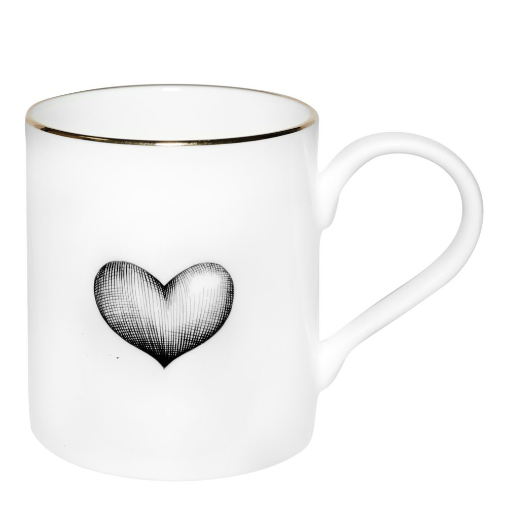 Rory Dobner - Magestic Mug Svart Love Heart