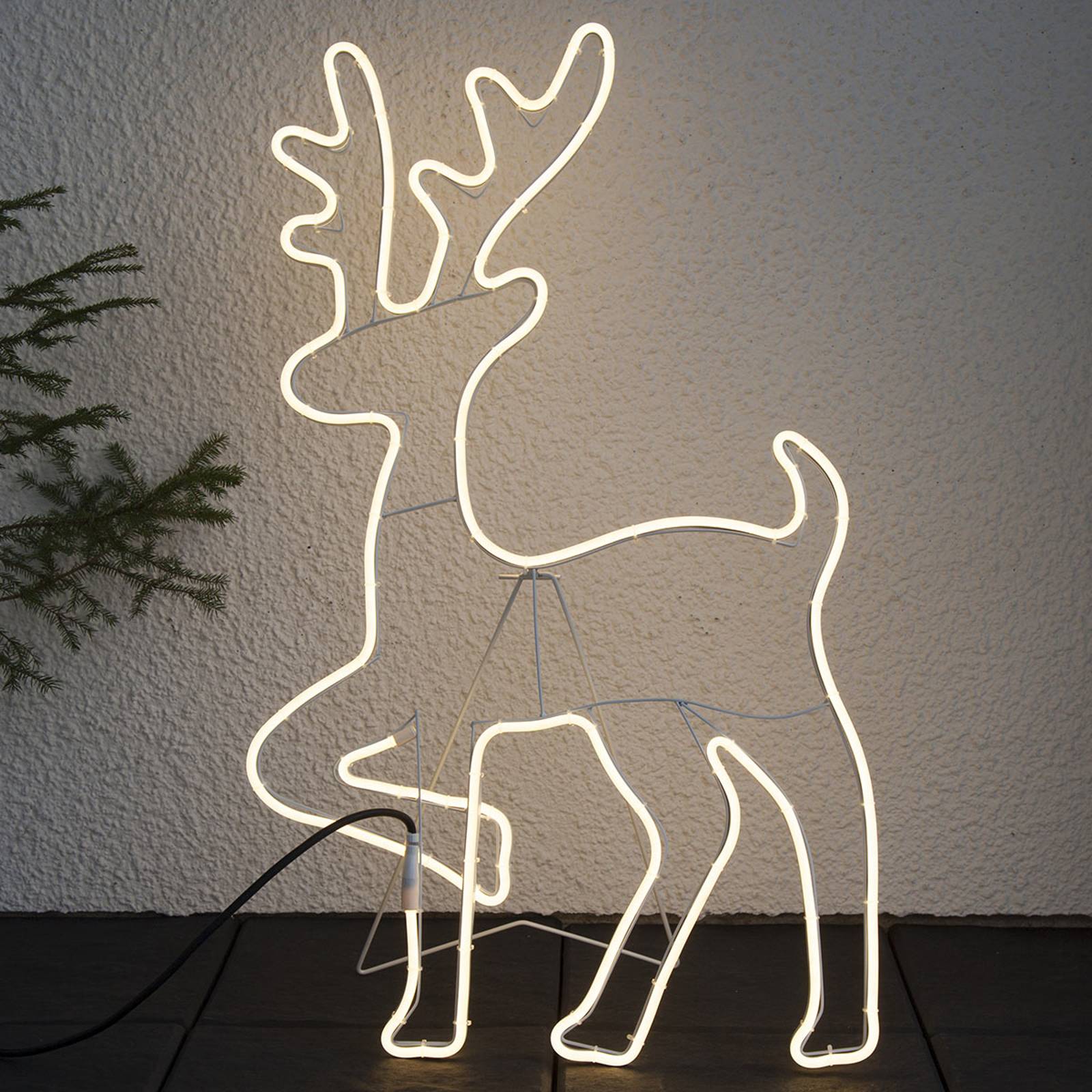 LED-dekorationsfigur NeoLED rensilhuett