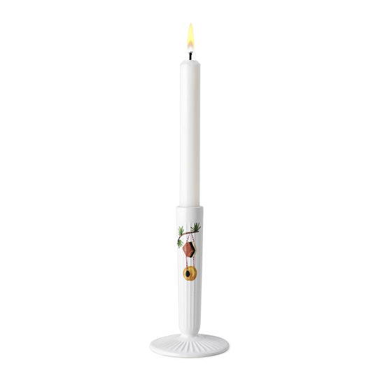 Kähler Design - Hammershøi Christmas Ljusstake 16 cm Vit