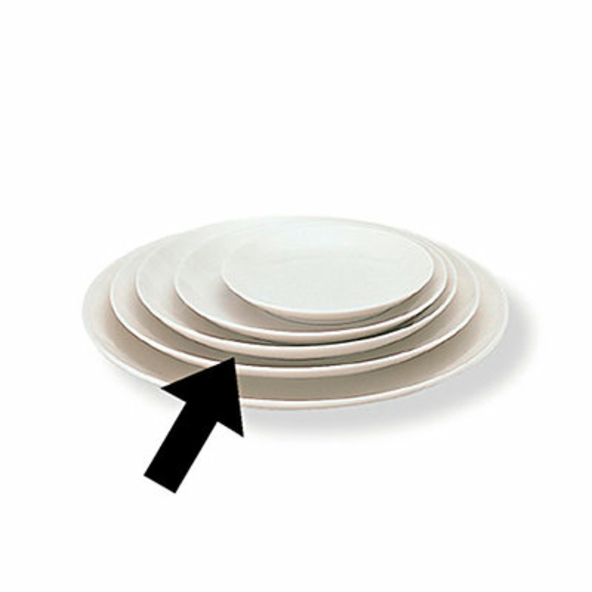 Porslinstallrikar beige 19 cm