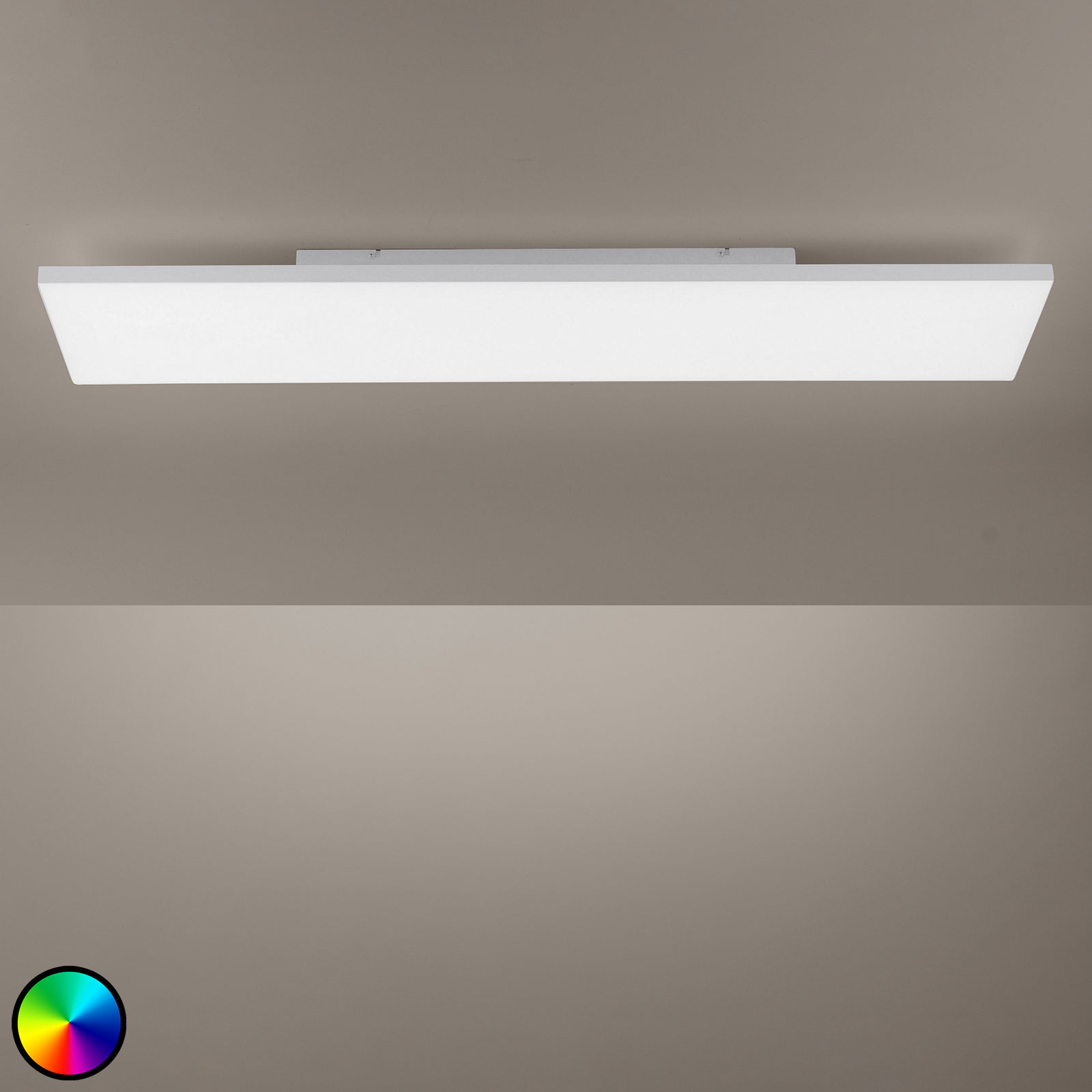 Paul Neuhaus Frameless taklampa RGBW 100 x 25 cm