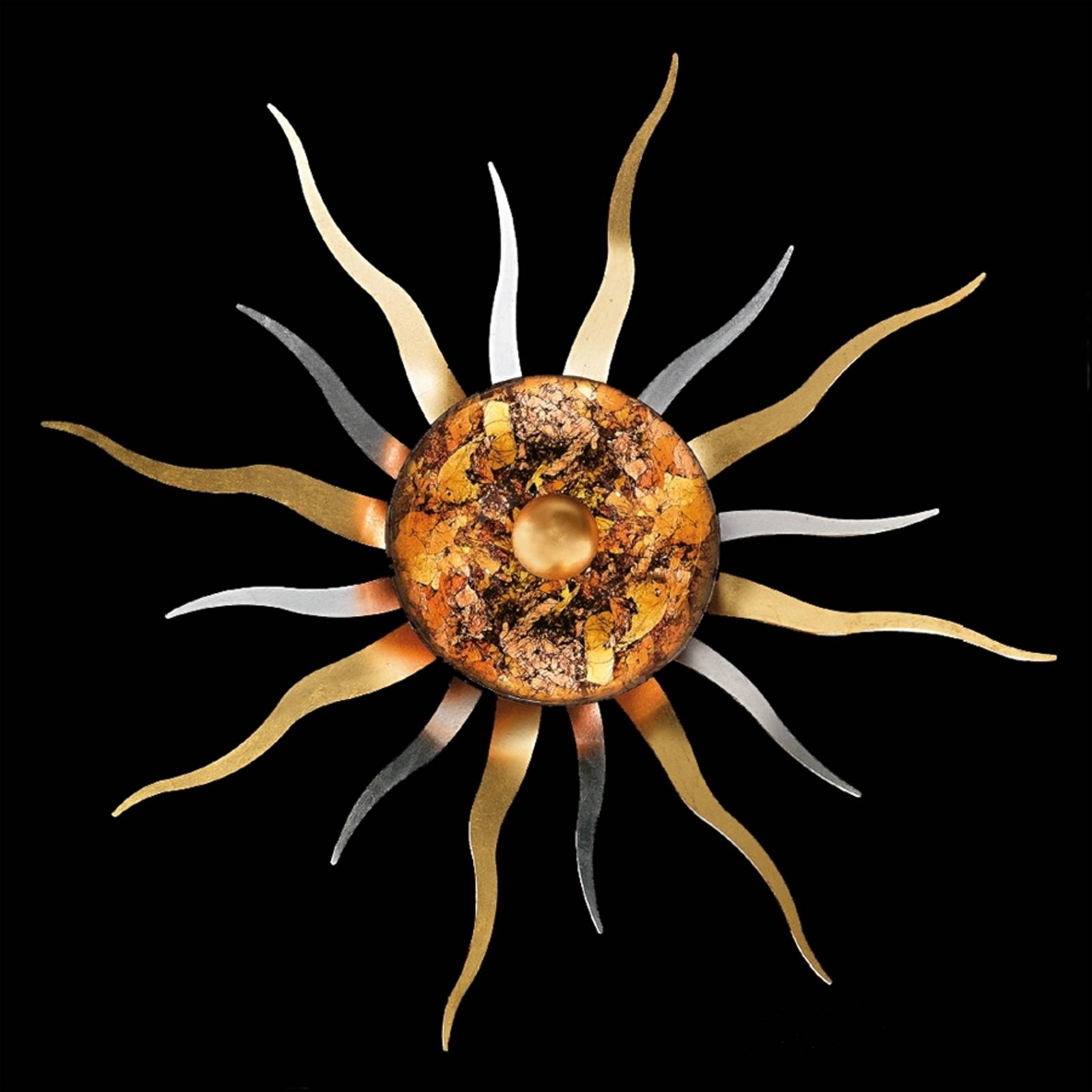 Imponerande vägg- eller taklampa SONNE KUPFER