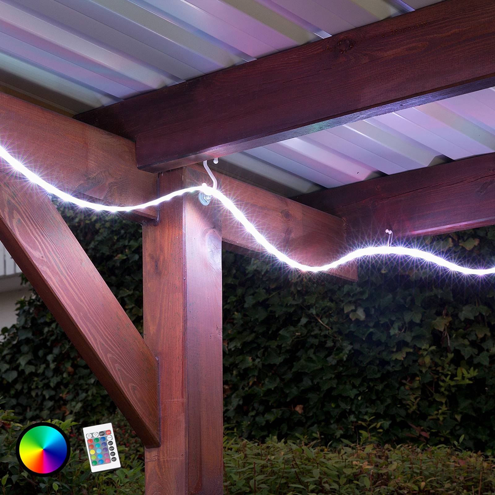 RGB-LED-list Ora för utsidan med fjärrkontroll 500
