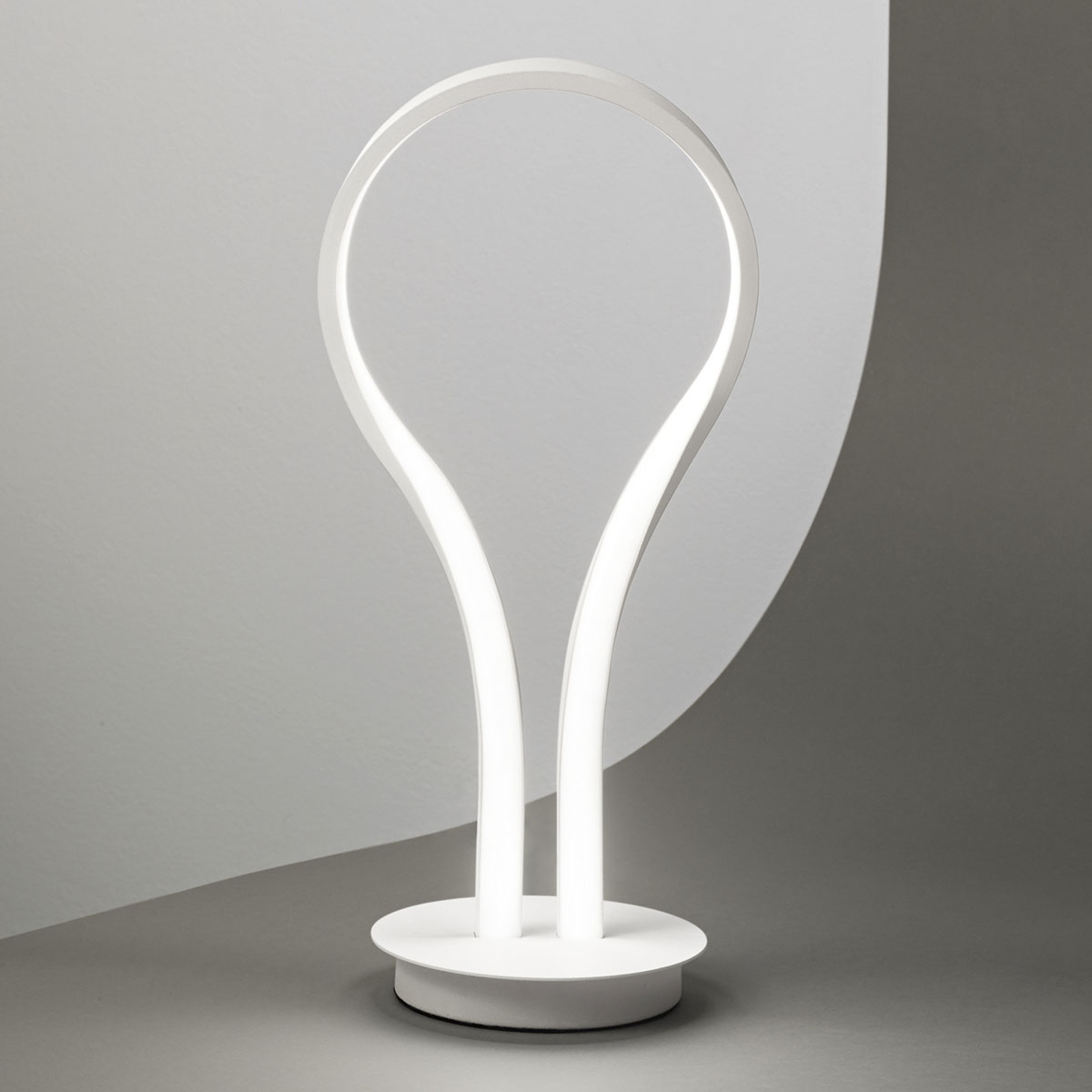 LED-bordslampa Blossom av aluminium
