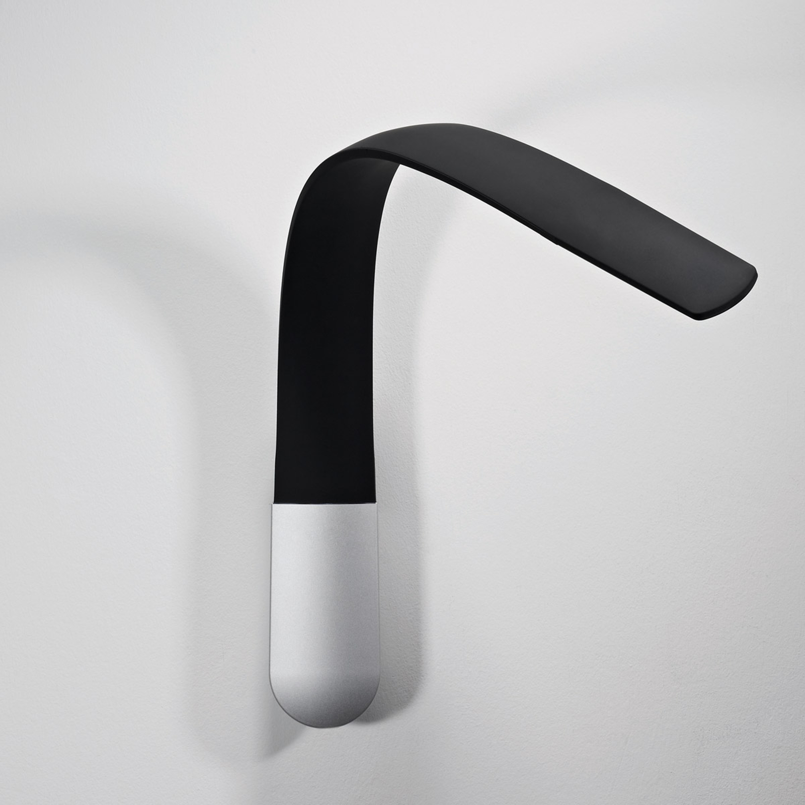Flexibel LED-vägglampa Hatha Wall, svart
