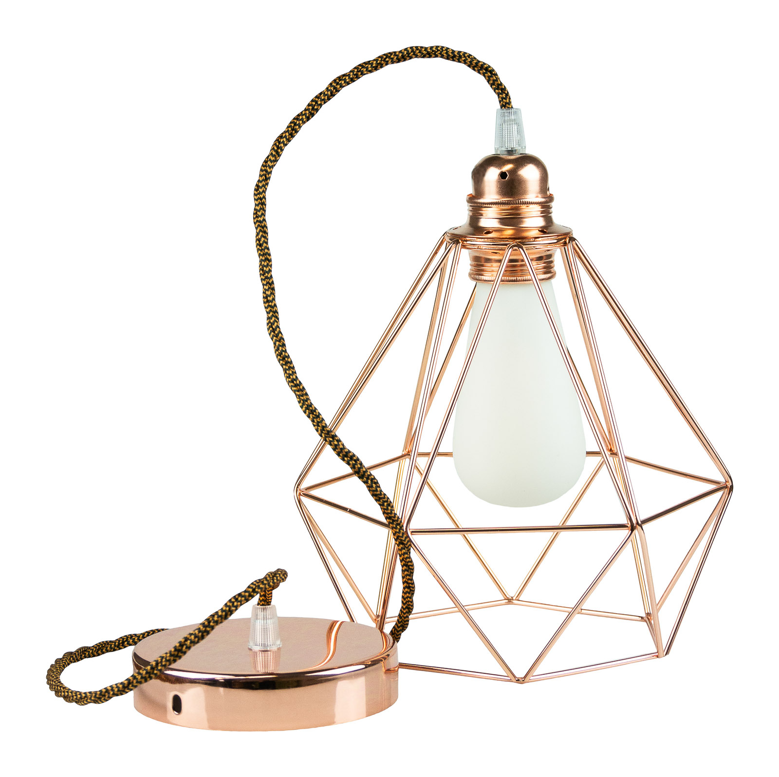 SEGULA Diamant pendellampa i koppar