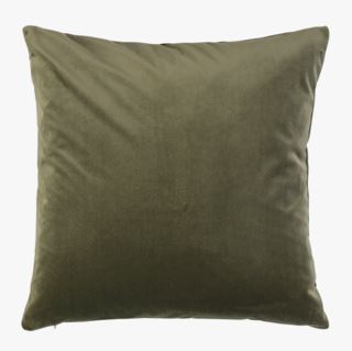 Mali sammet kuddfodral grön
