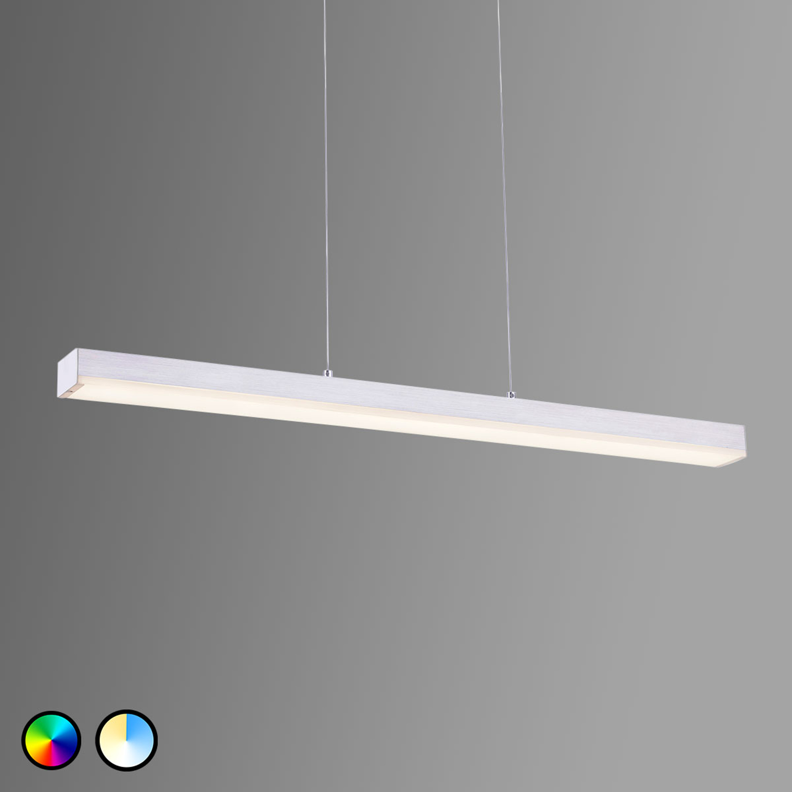 Trio WiZ Livaro LED-pendellampa nickel matt