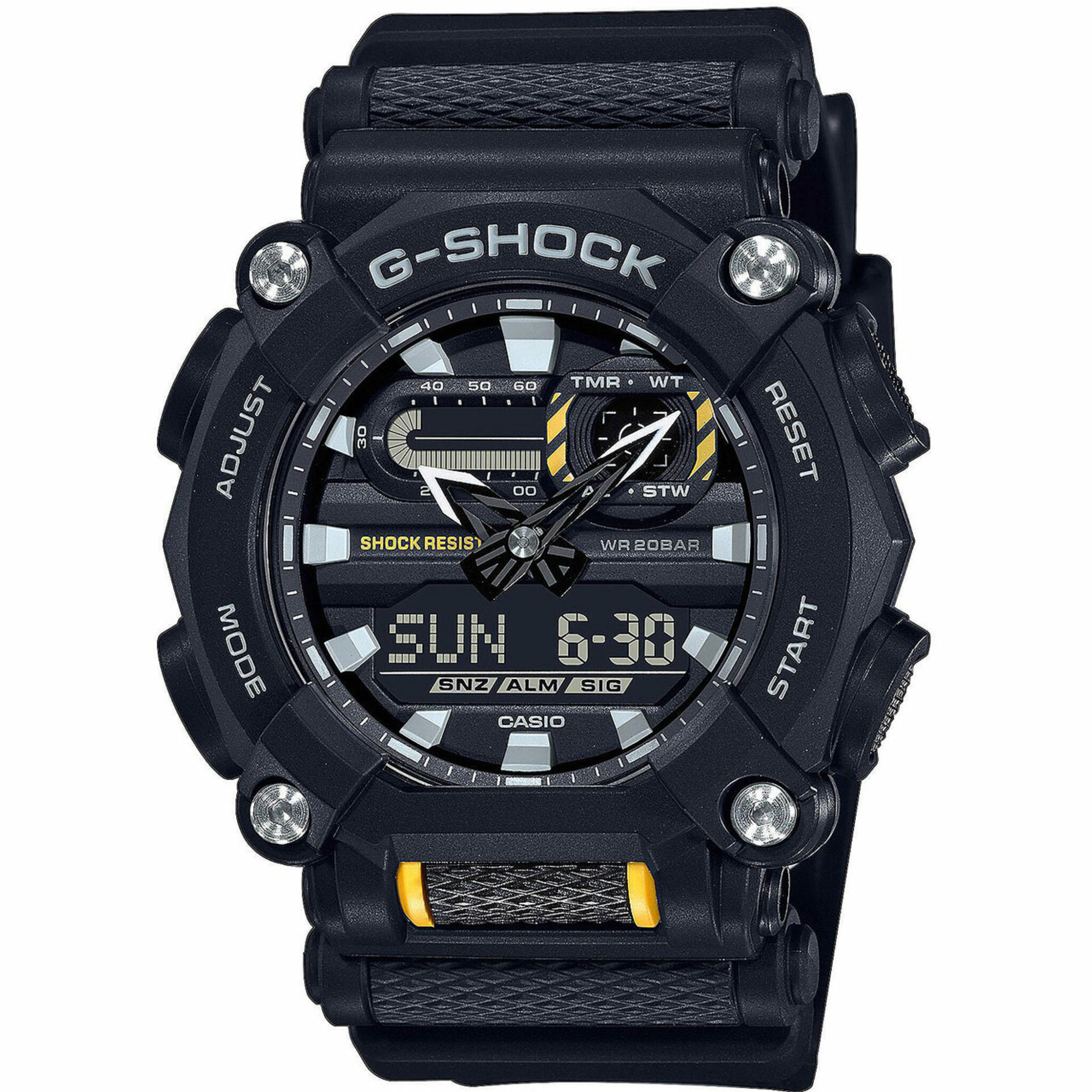 Ga-900-1aer, Quartz, 49mm, 20atm, black