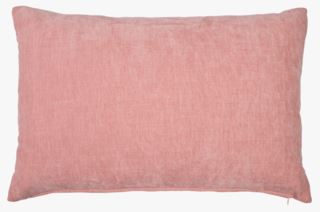 Carlo chenille prydnadskudde damm rosa