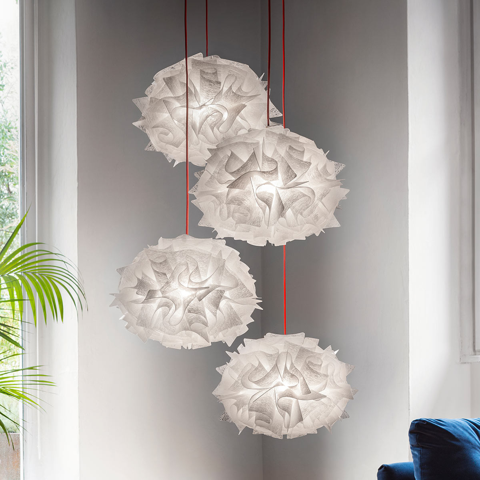 Slamp Veli Mini Quartet Couture hänglampa