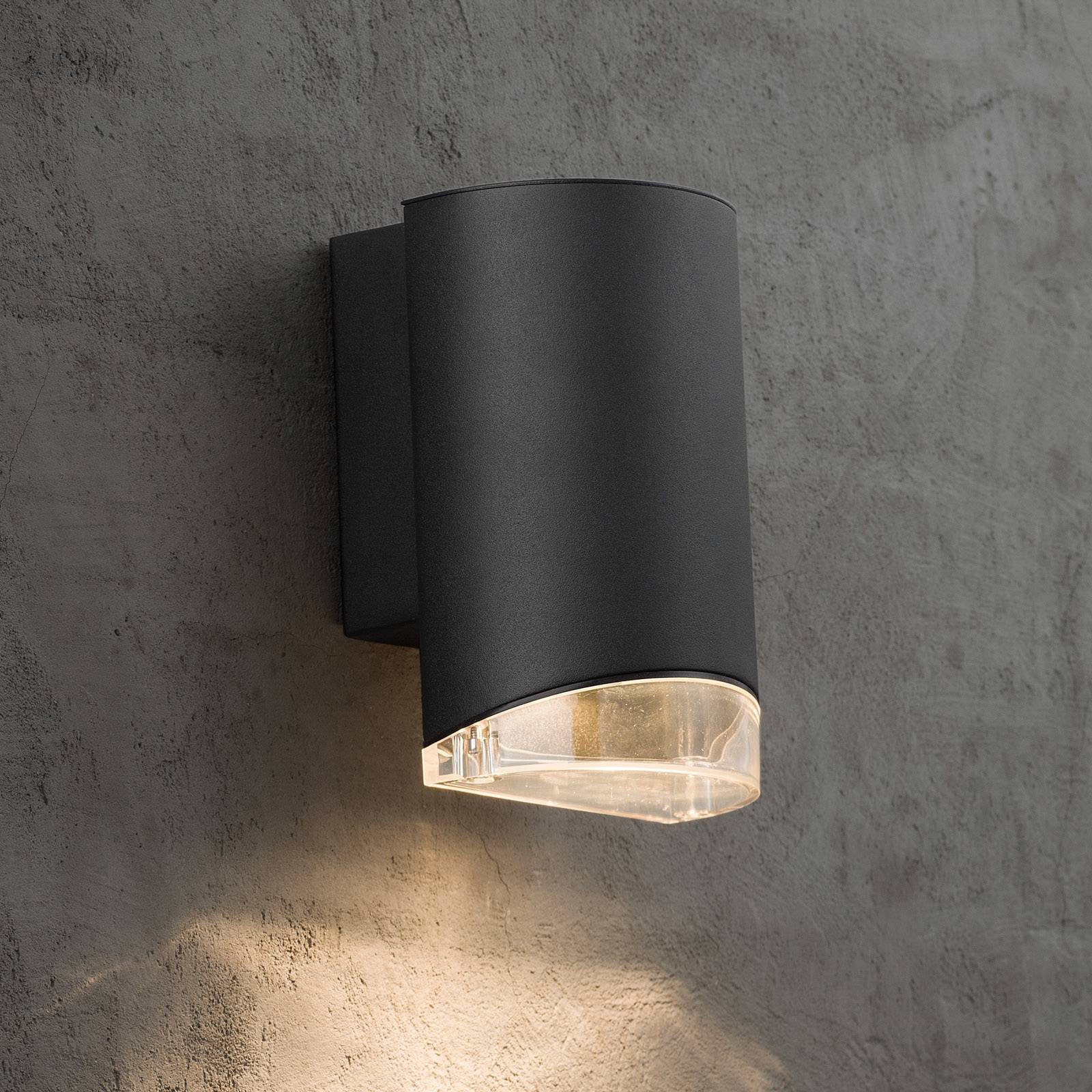 Utomhusvägglampa Arn 1 lampa, svart