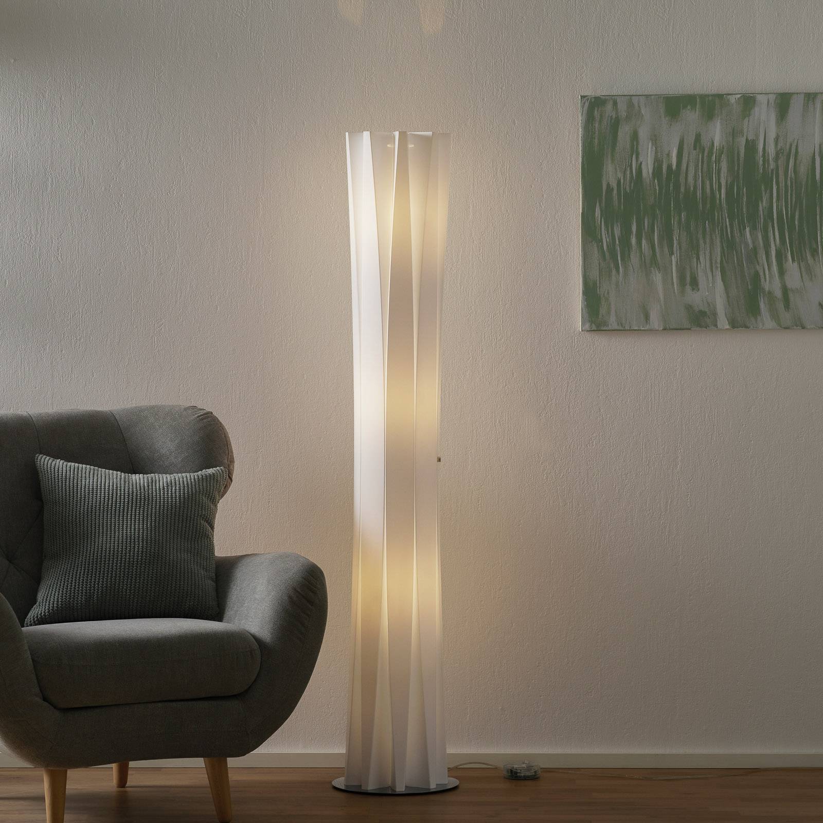 Slamp Bach, golvlampa, höjd 161 cm, vit
