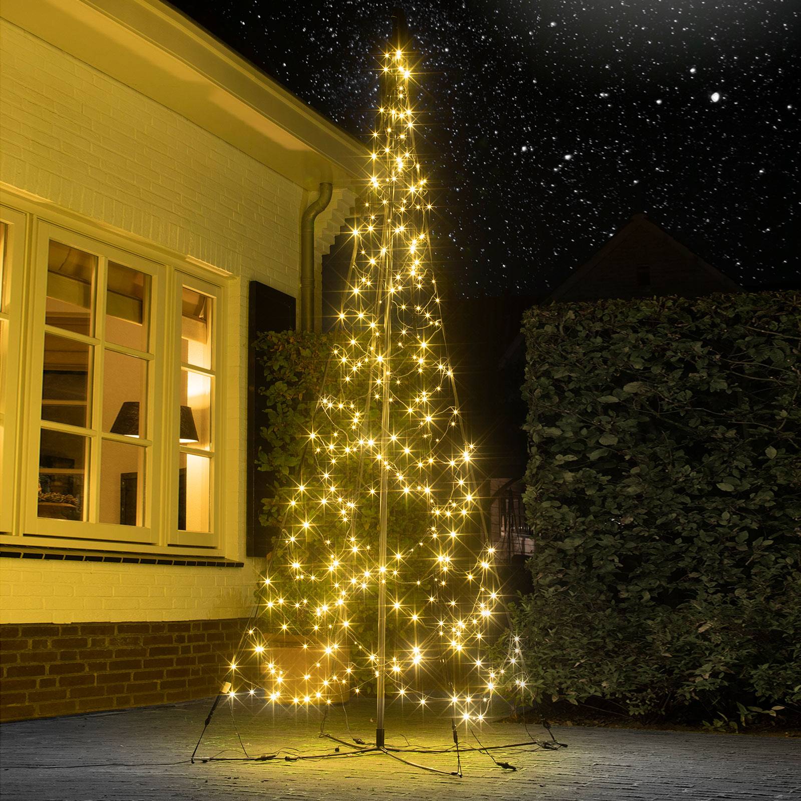 Fairybell julgran med stolpe, 320 LED 300 cm