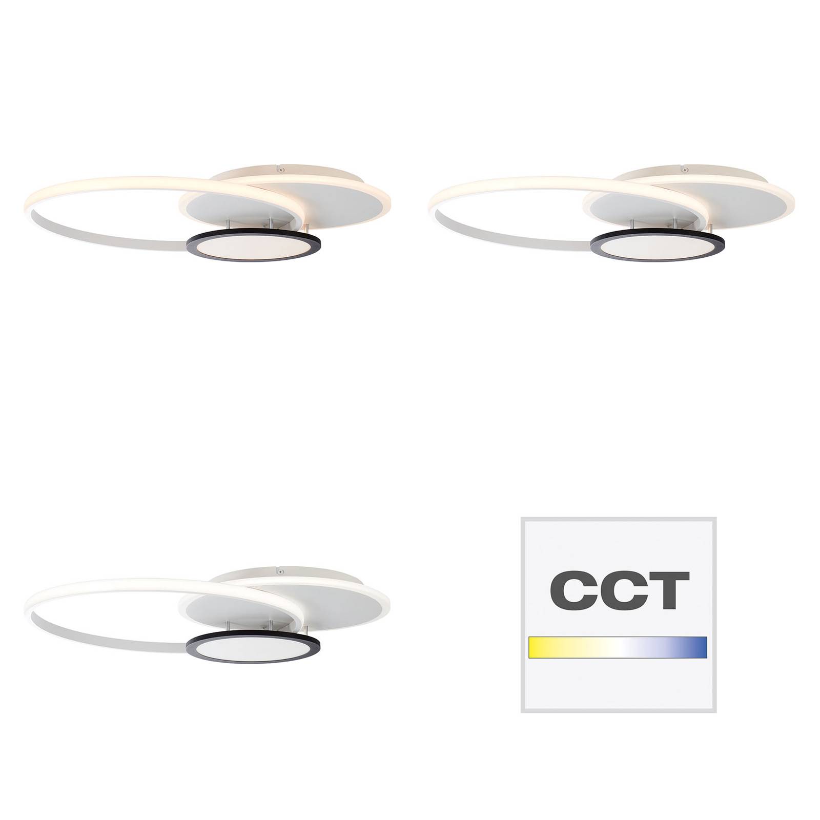 AEG Halsey LED-taklampa, CCT, dimbar
