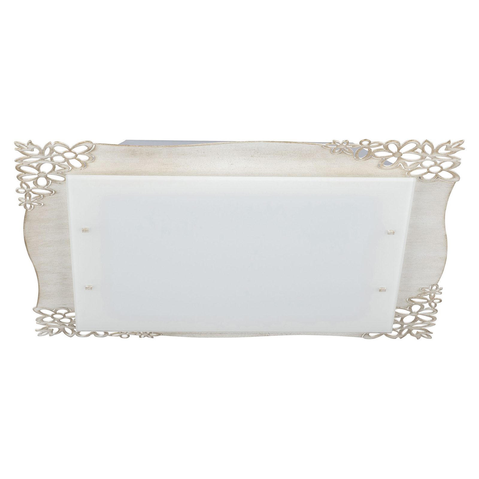 Taklampa 2065/PL41, kvadratisk, savana white