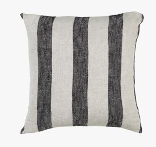 Atelier bold stripe kuddfodral natur