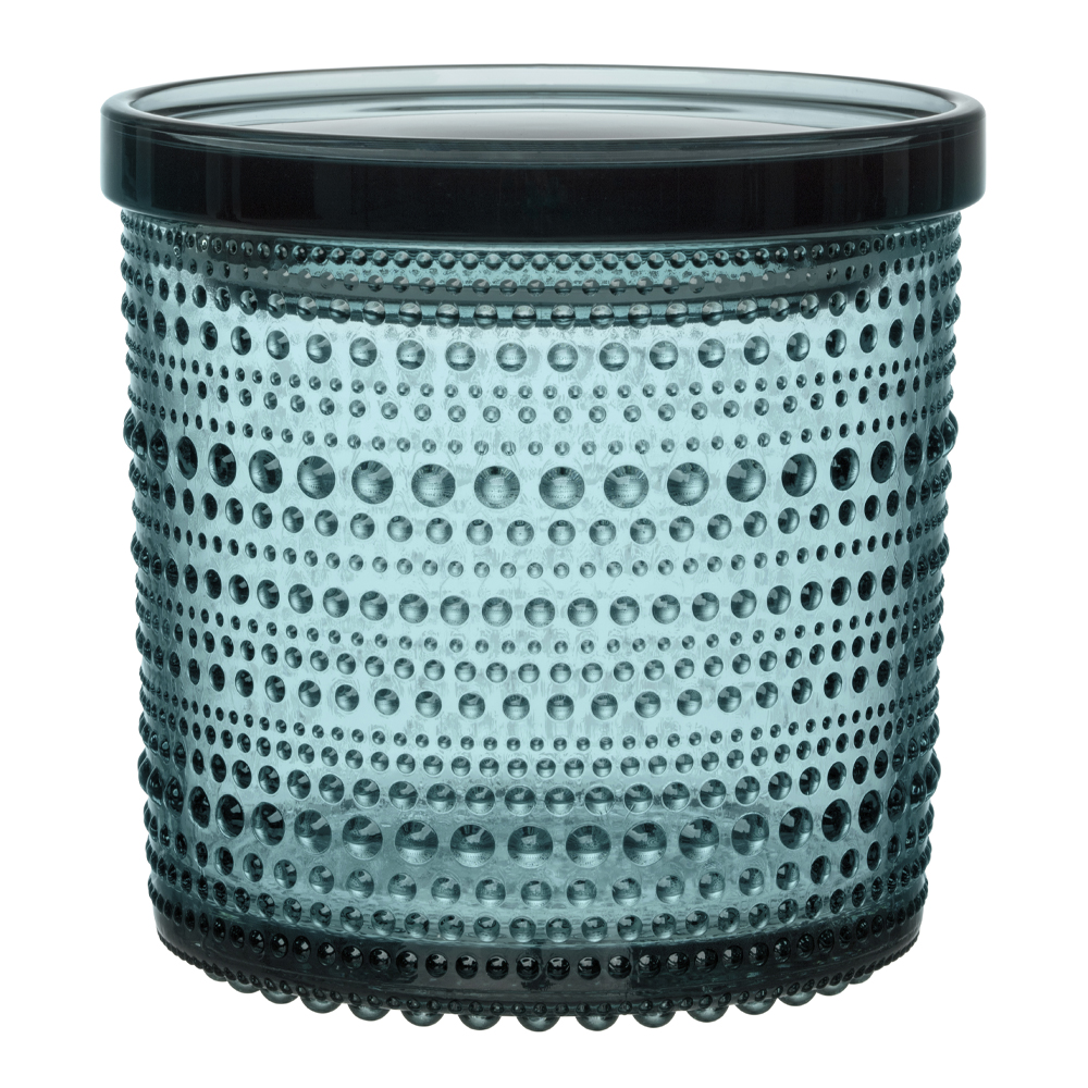 Iittala - Kastehelmi Burk/lock 11x11,4 cm Havsblå