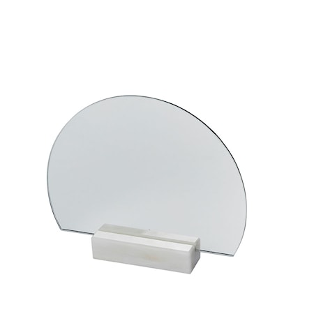 Spegel Half Moon Marmor Klar