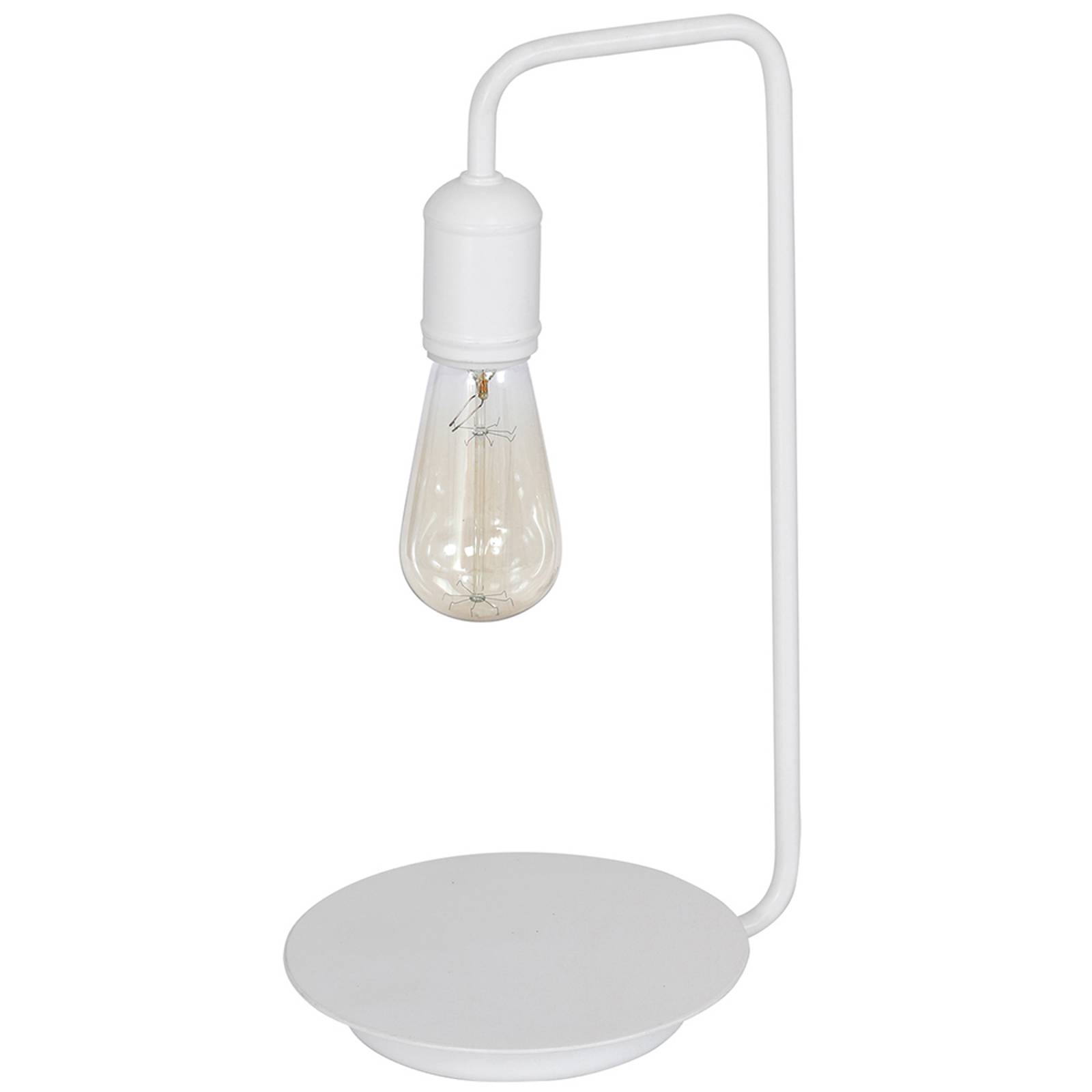 Bordslampa 8983 med öppet uttag, vit