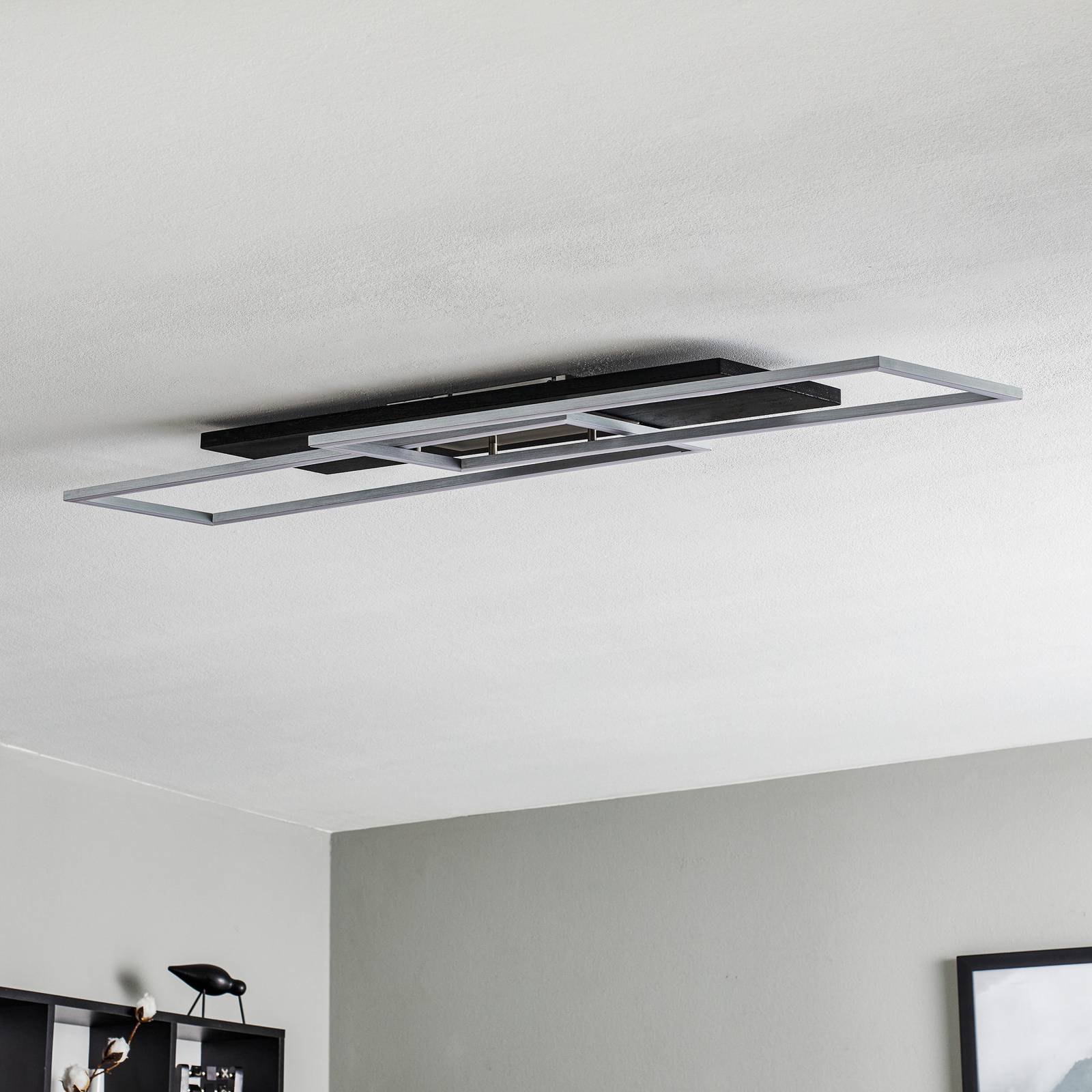 LED-taklampa Panama XL, ek svart