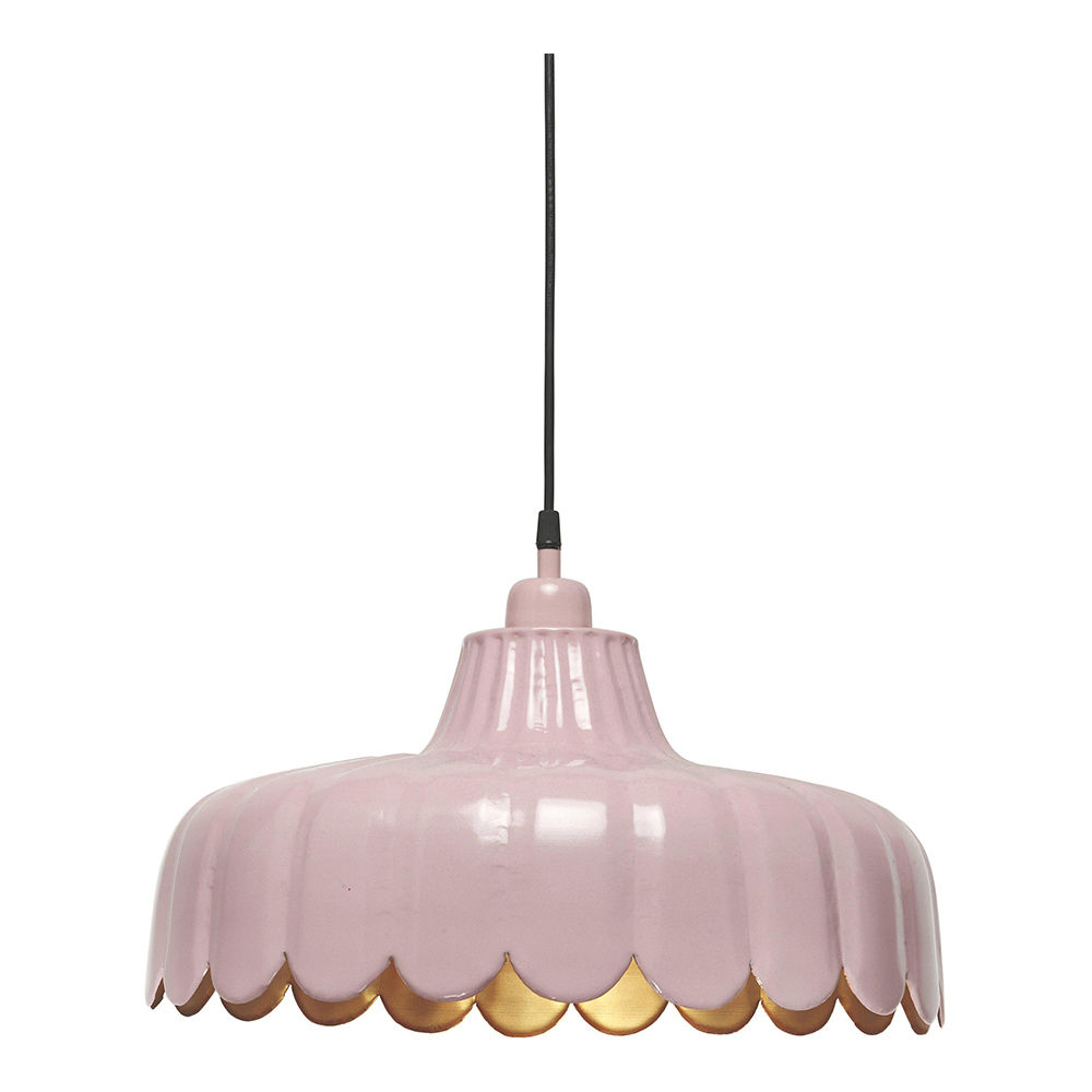 PR Home - Wells Taklampa 45 cm Rosa/Guld