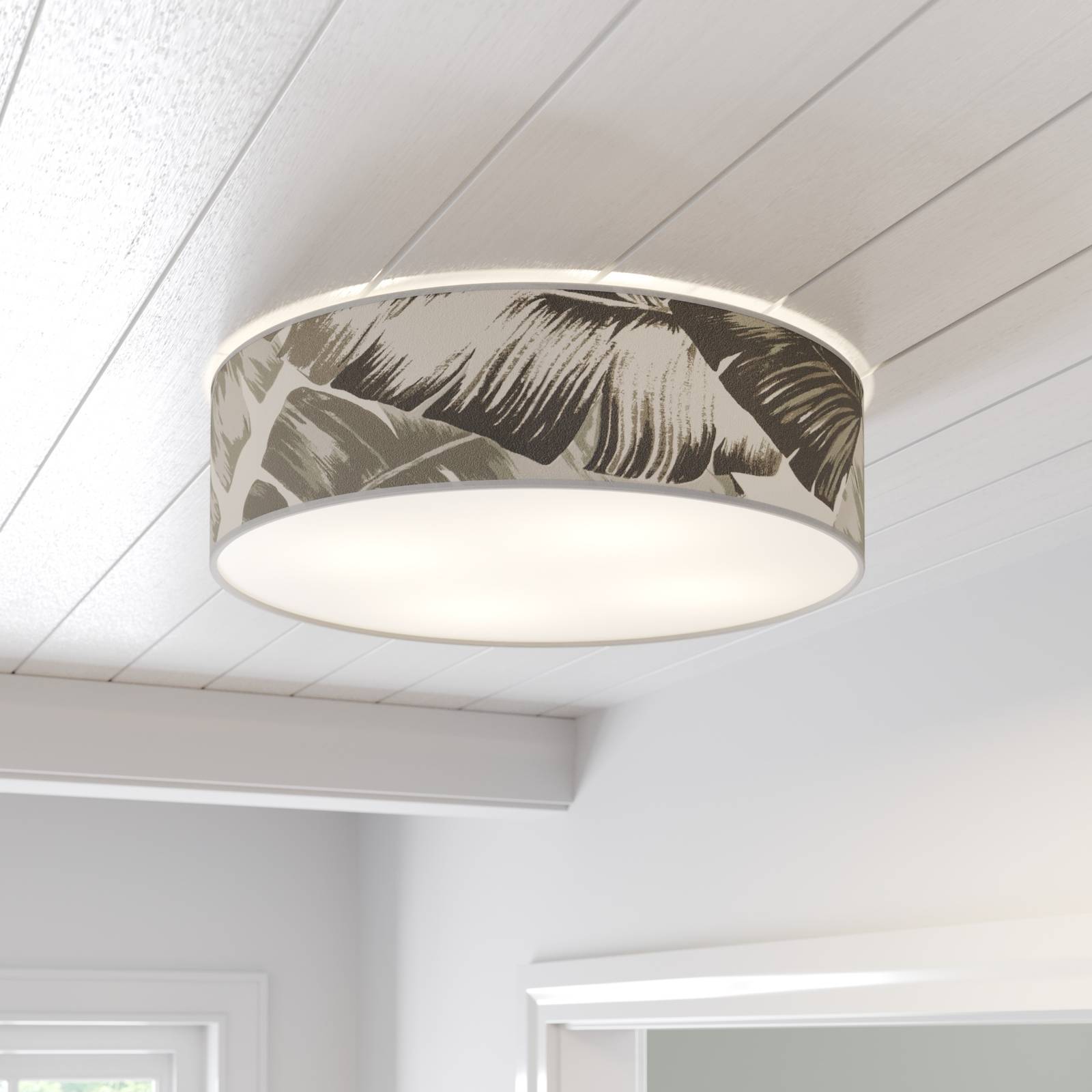 Taklampa Madera med bländare rund Ø 58 cm