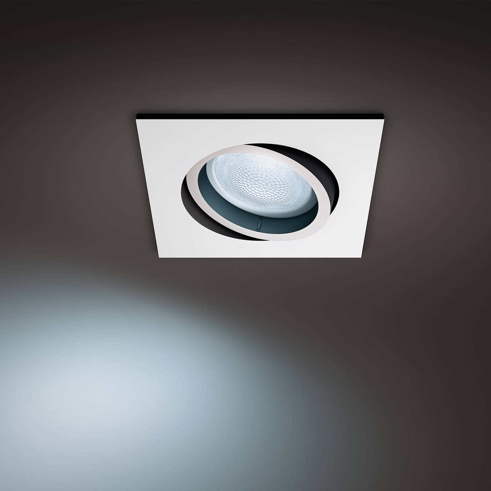 Philips Hue Milliskin LED-ispot kantig vit