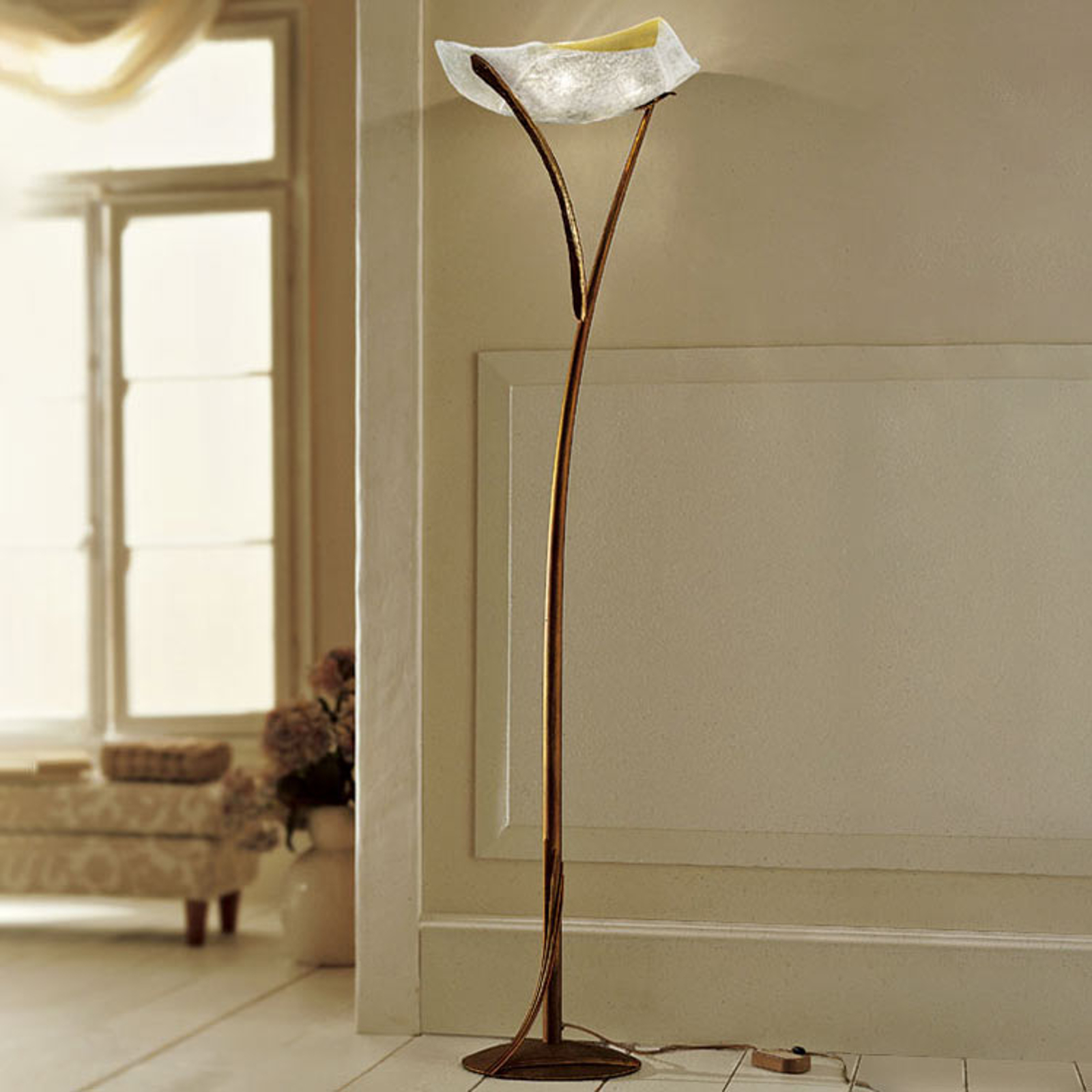 Designergolvlampa ATENE