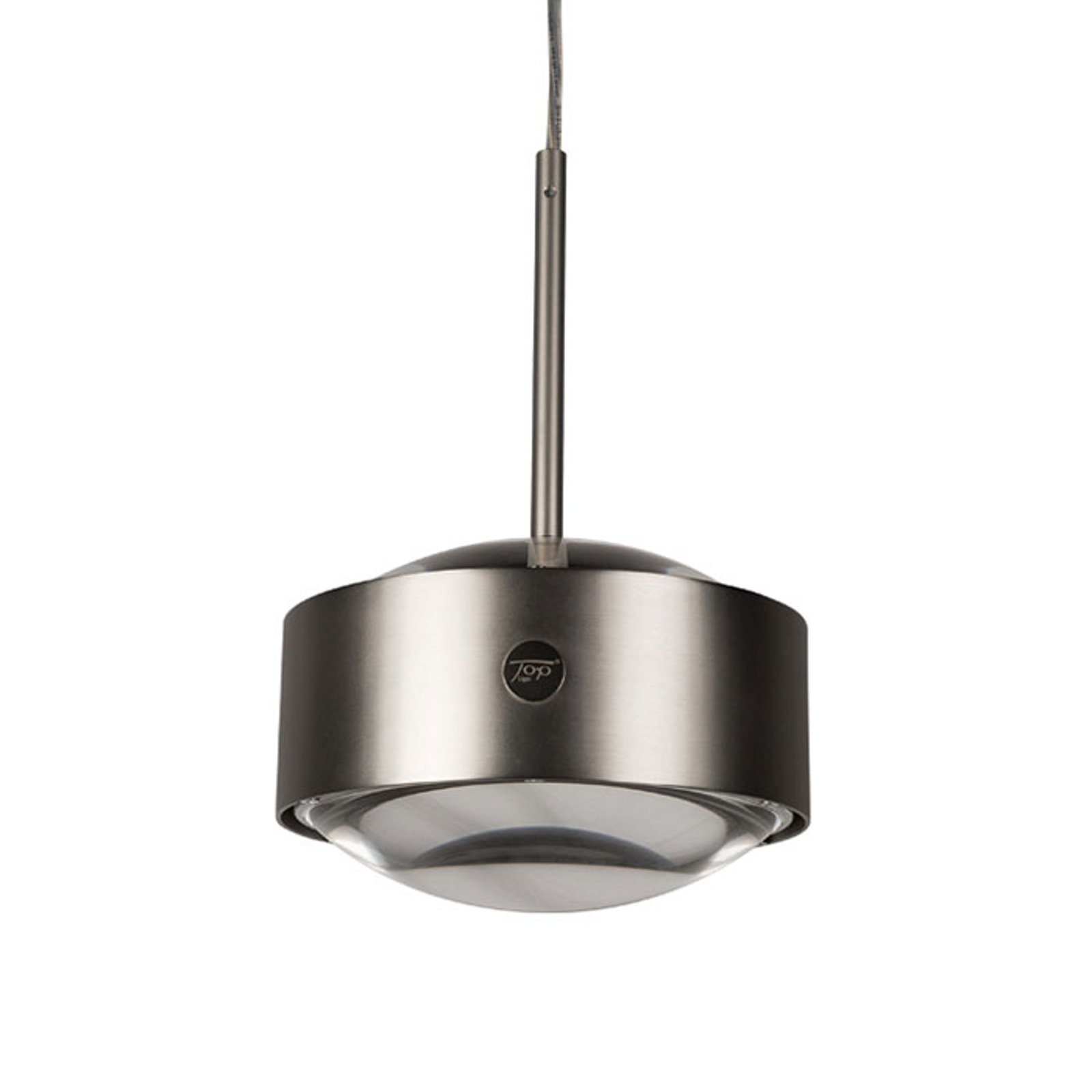 LED-pendellampa Puk Meg Maxx Drop Solo, nickel