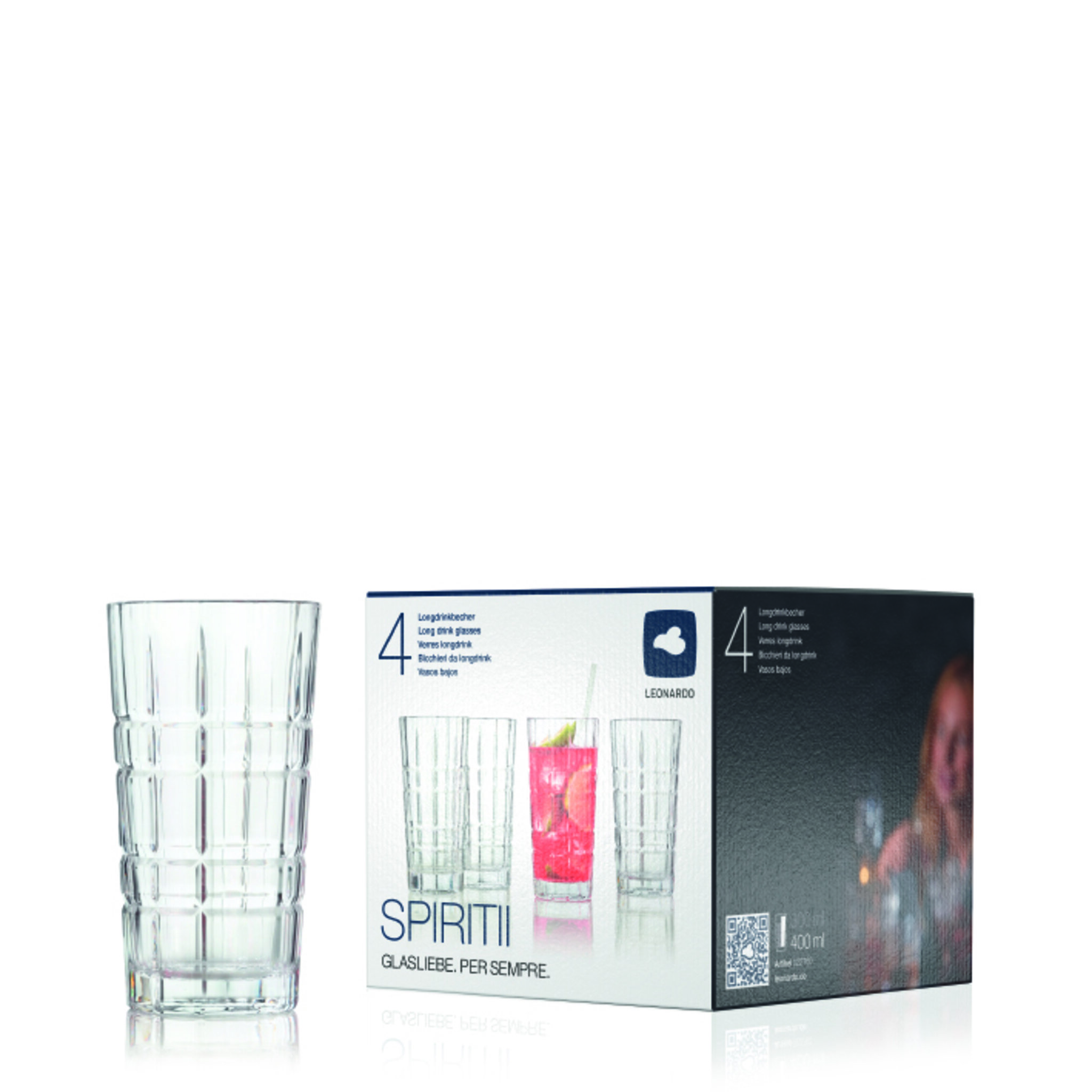 Tumbler 400ml SPIRITII 4-pack
