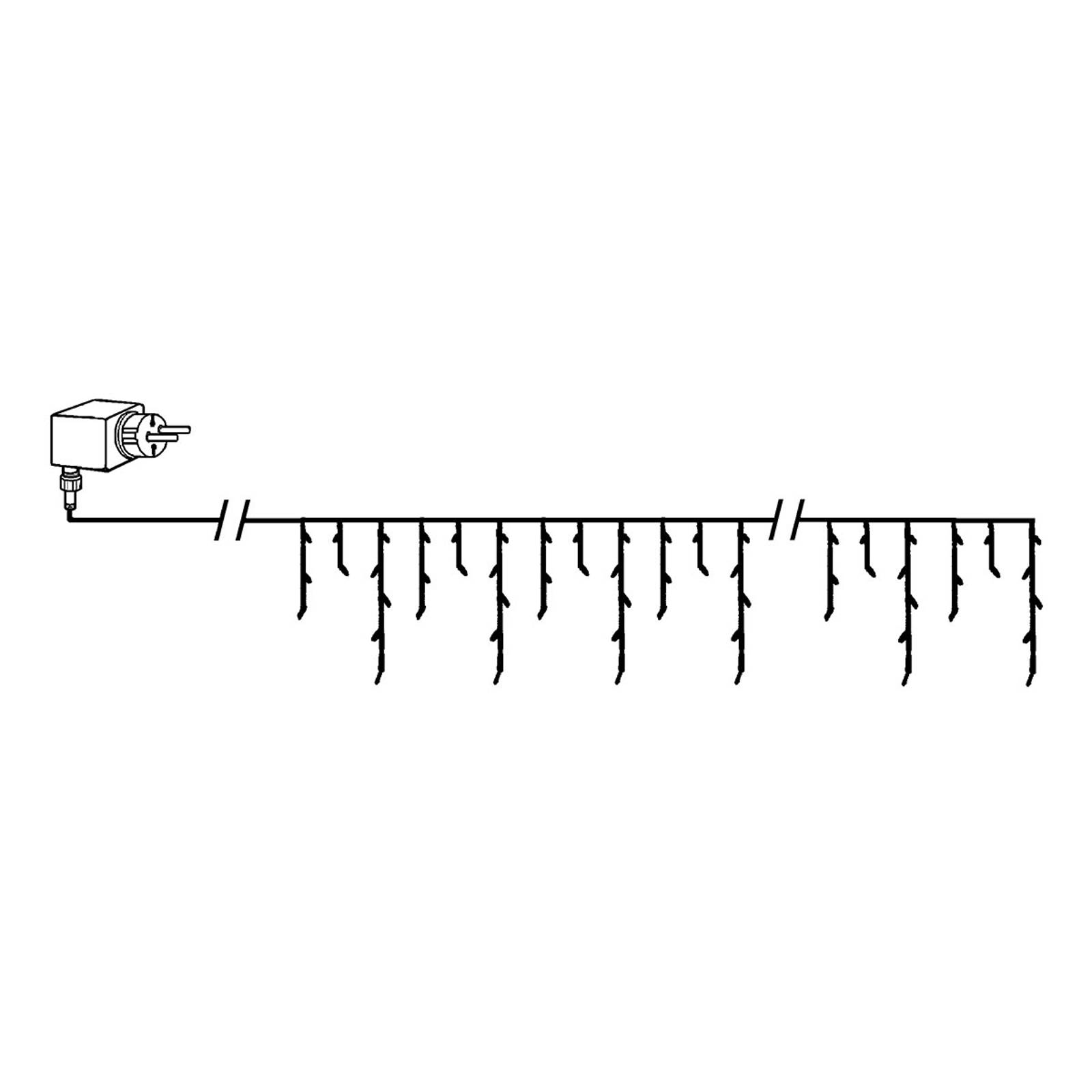 Icicle LED 144 lampor, 4x04 4m
