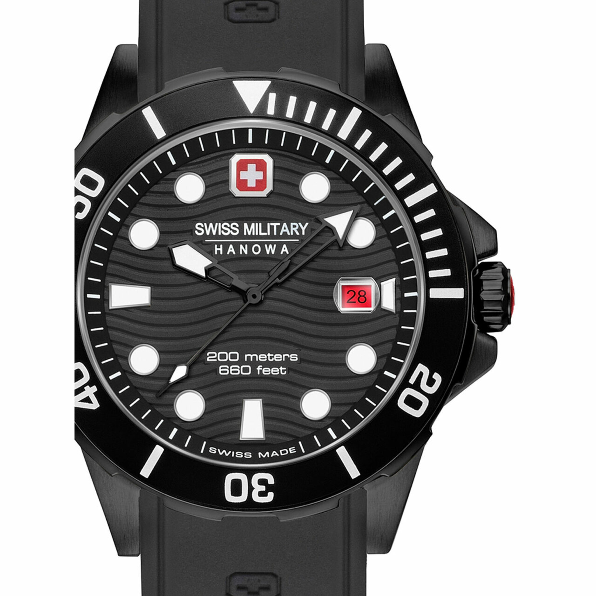 06-4338.13.007, Quartz, 44mm, 20atm, black