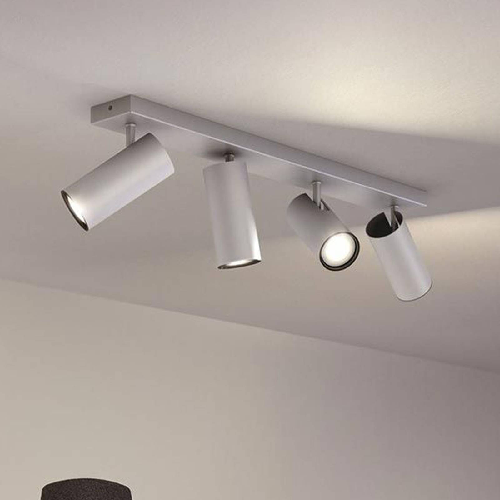 Philips Hue Buratto LED-spot alu 4 lampor dimmer
