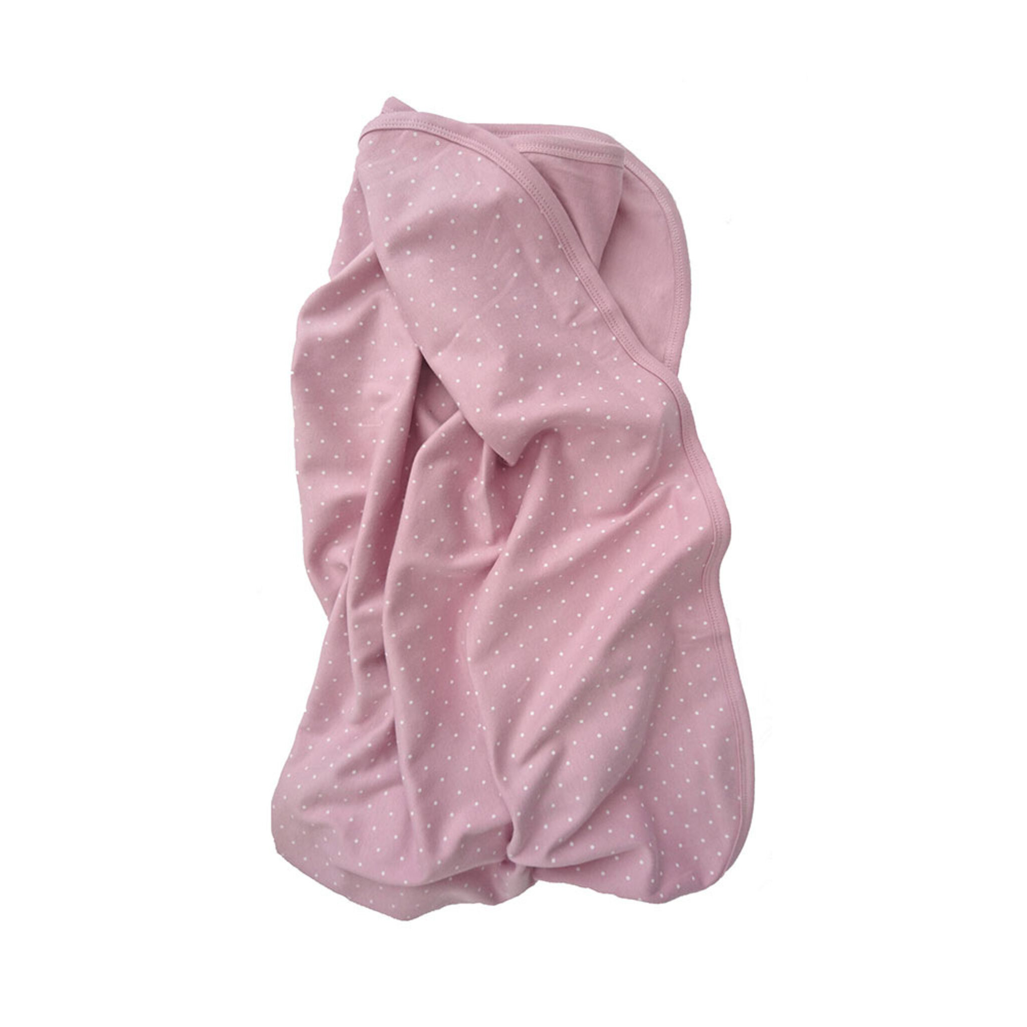 Babyfilt soft pink dotty GOTS, 70x80 cm