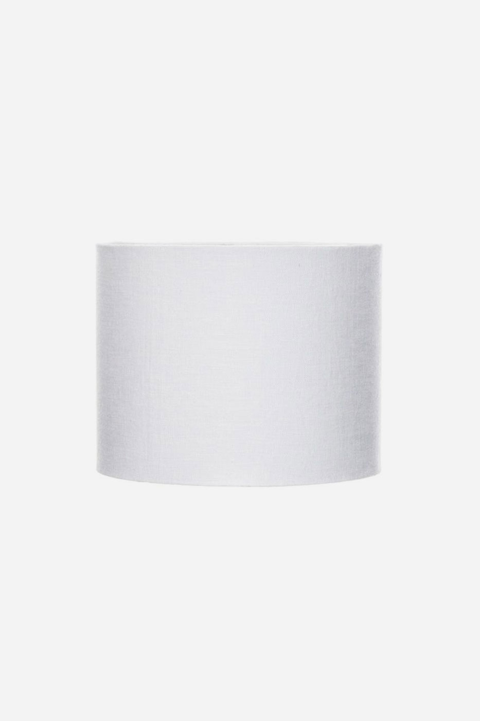Lampskärm cylinder 25cm vit linne