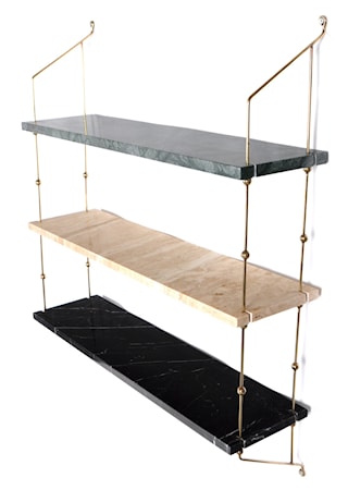 Morse shelve hylla Green/sand/black/brass