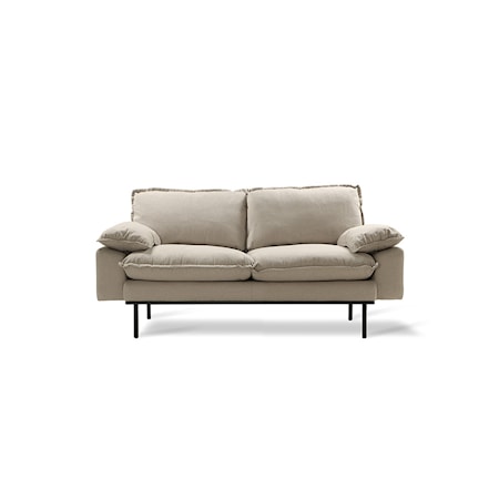 Retro Soffa 2-sits cosy Beige