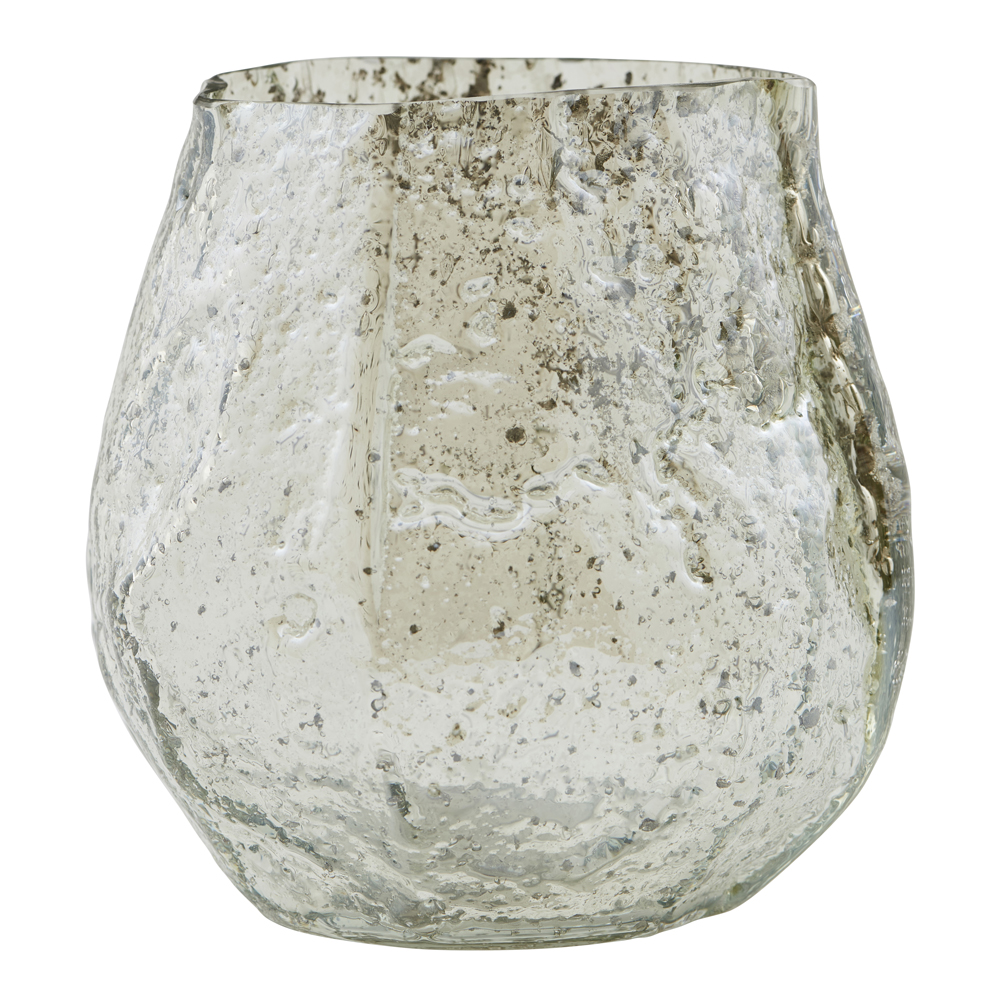 House Doctor - Moun Vas Glas 9,5 cm Grå/Grön