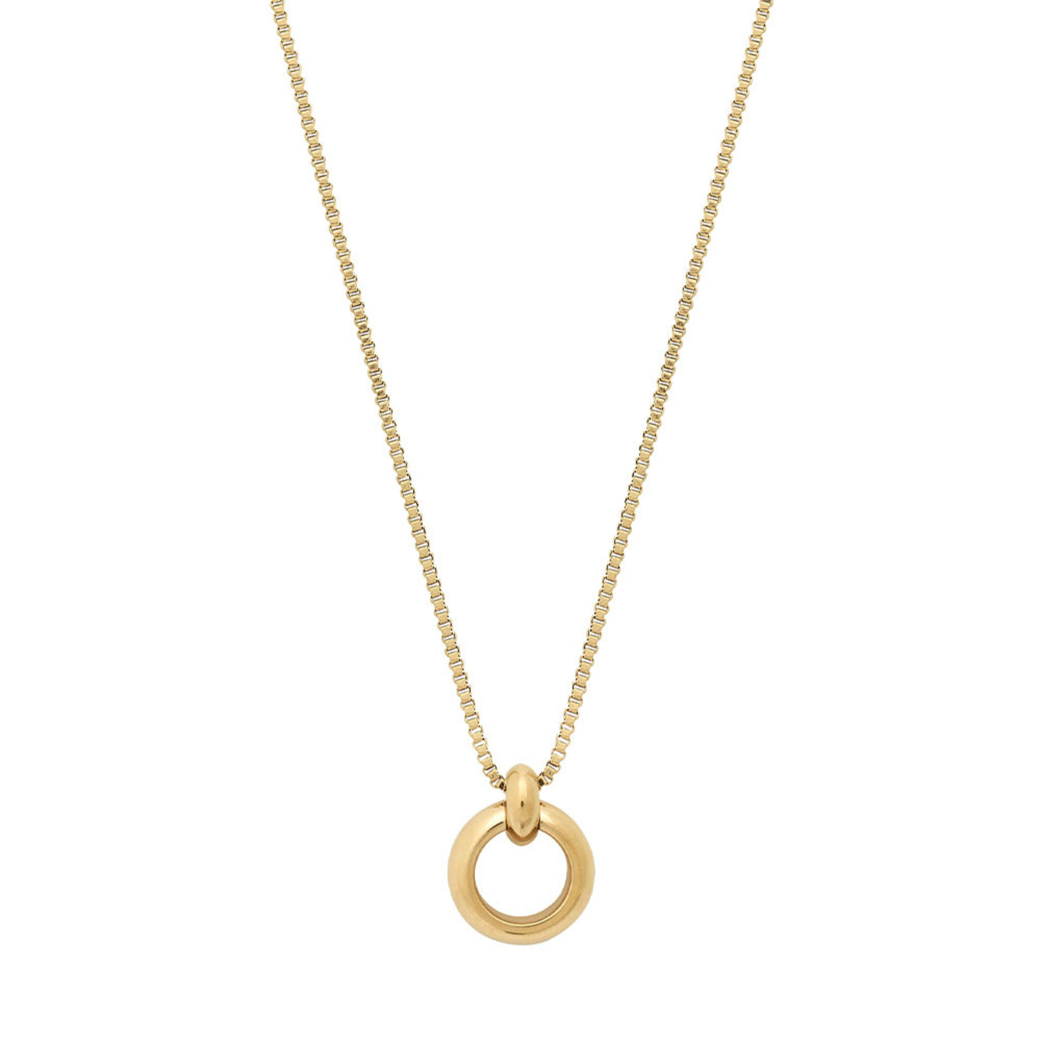 Enso Necklace Gold, ONE SIZE