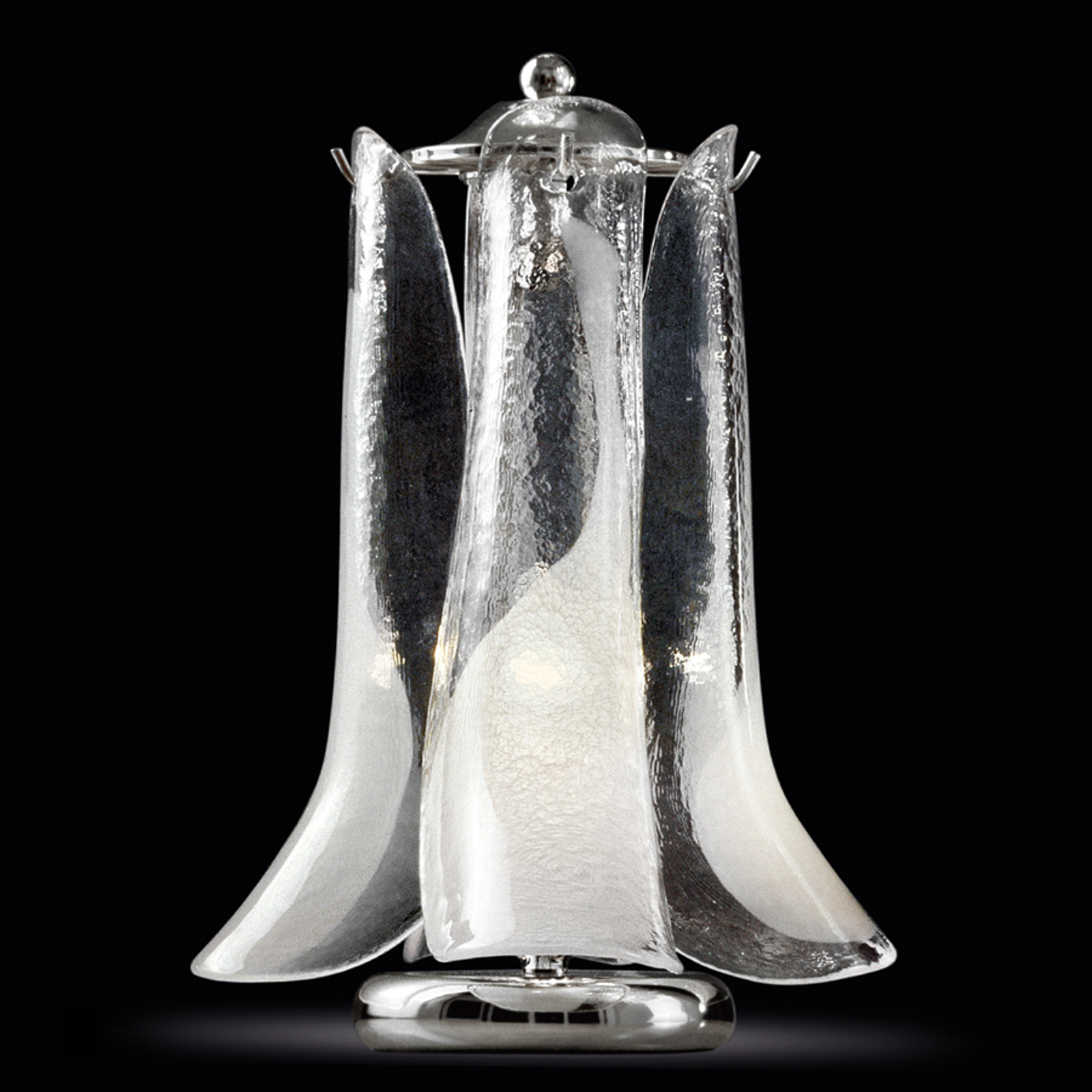 Bordslampa Tulipani med Murano-glas