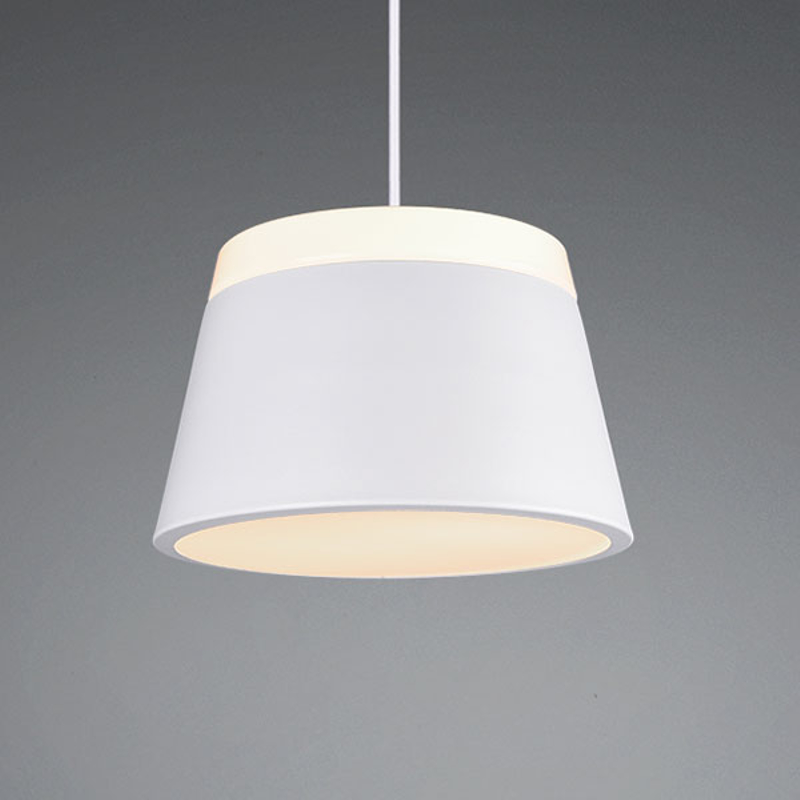 Pendellampa Baroness Ø 45 cm, vit