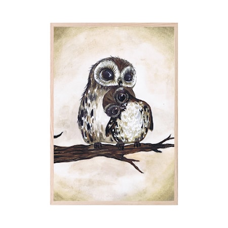 Poster Love Owls 21x30cm