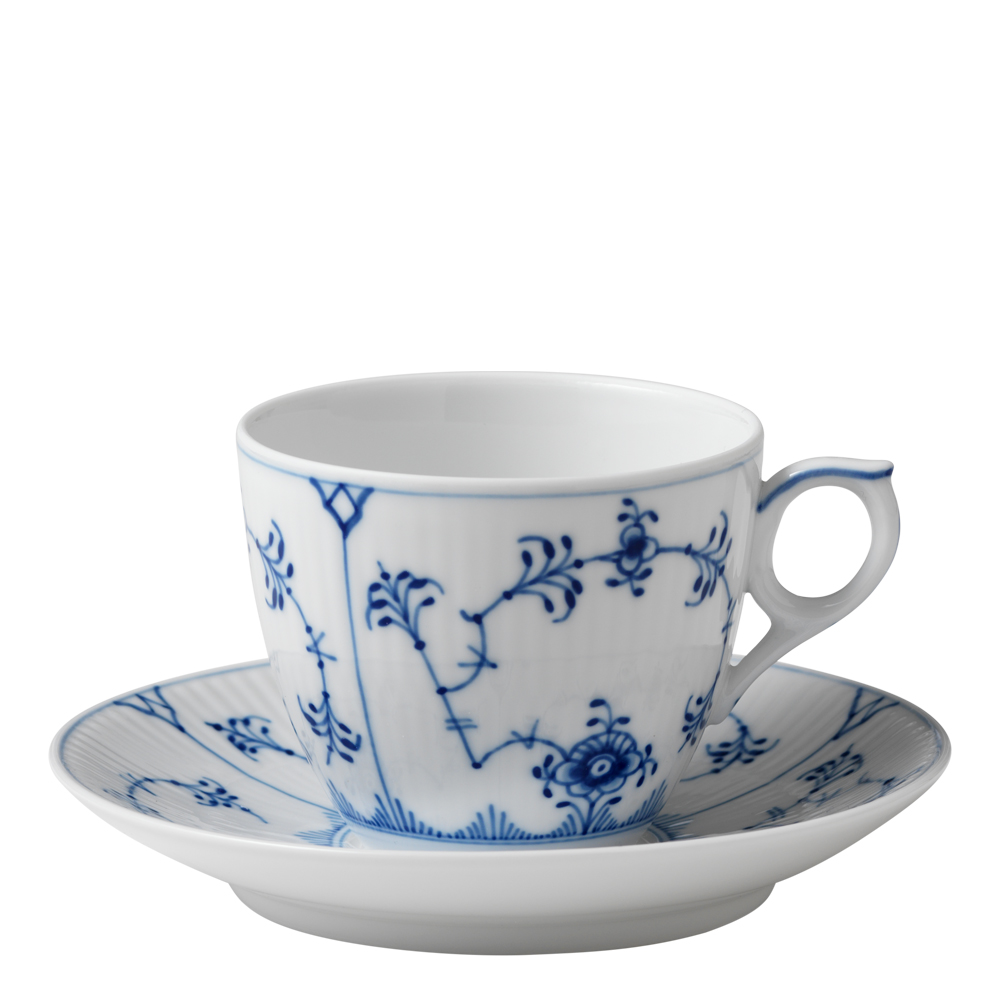 Royal Copenhagen - Blue Fluted Plain Kaffegods 16 cl