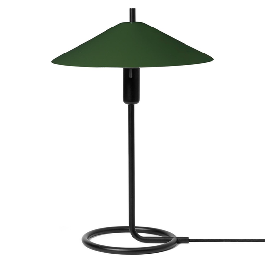 Ferm Living Bordslampa Filo Svart/Grön