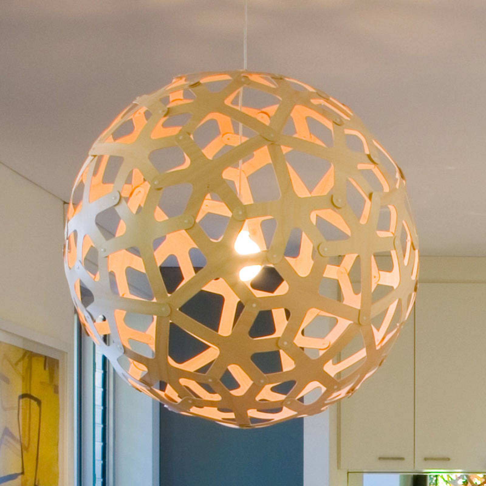 david trubridge Coral hänglampa Ø 80 cm natur