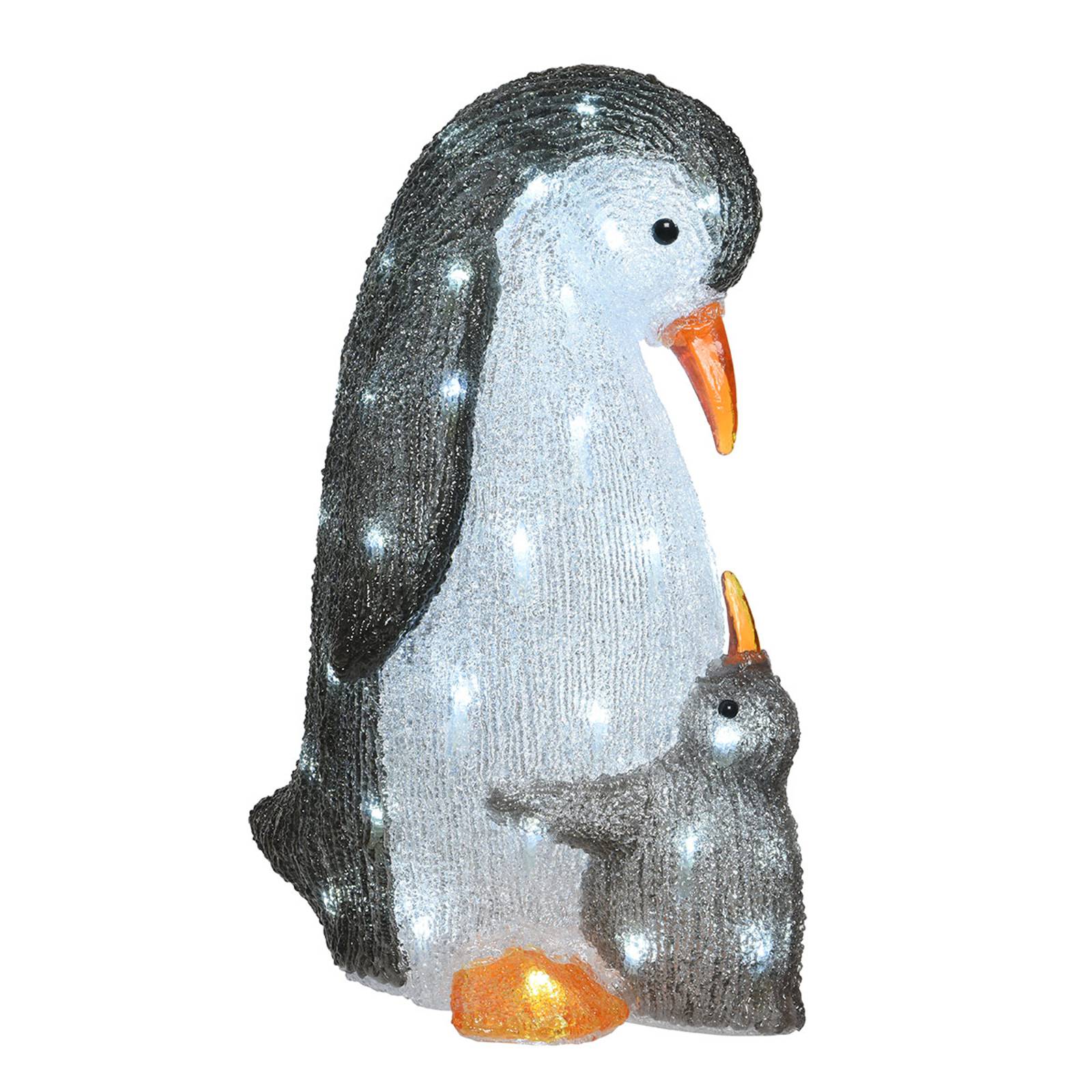 Söt LED-ljusfigur Pingvinunge